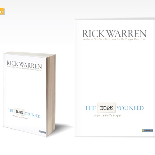 Design Rick Warren's New Book Cover Design by dobleve