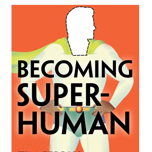 "Becoming Superhuman" Book Cover Diseño de MMAG