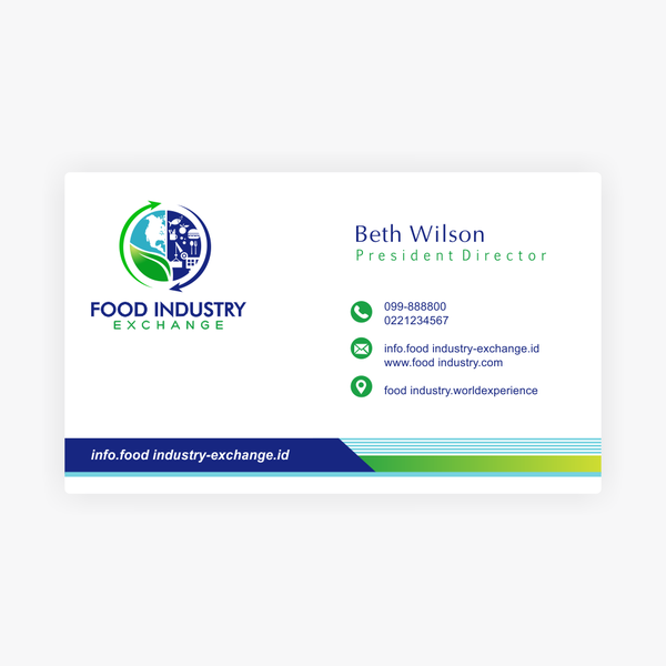 Design by Ritzhu Jade ™ ✅ titled "FOOD INDUSTRY EXCHANGE LOGO"