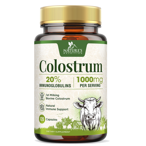 Powerful, Colostrum Design Needed for Nature's Nutrition Design by Moi_Designers