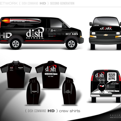 V&S 002 ~ REDESIGN THE DISH NETWORK INSTALLATION FLEET Design by artisticperson.com