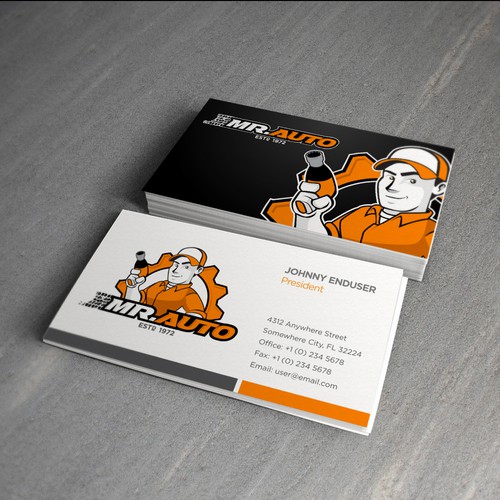 Mr. Auto needs a powerful, iconic logo! Design by Ziramcreative