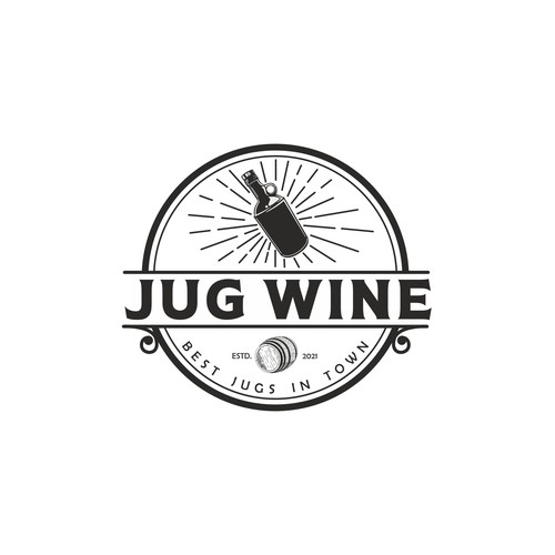 JUG wine logo redesign - understated quality Design réalisé par SmoothArrow