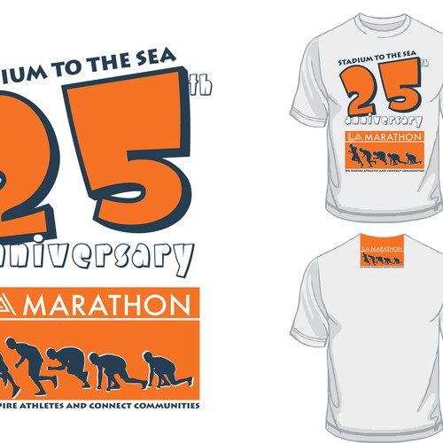 LA Marathon Design Competition Design by appleART™