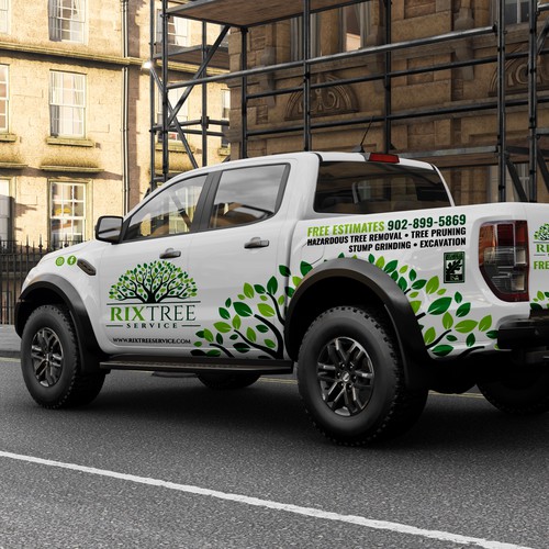 Truck wrap design Design by icon89GraPhicDeSign