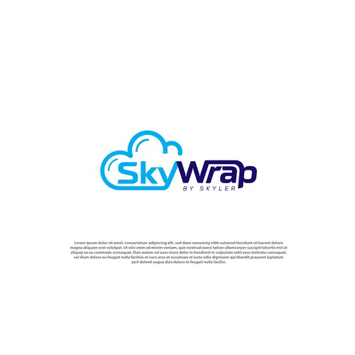 SkyWrap Logo Design by Sagittarius ♂