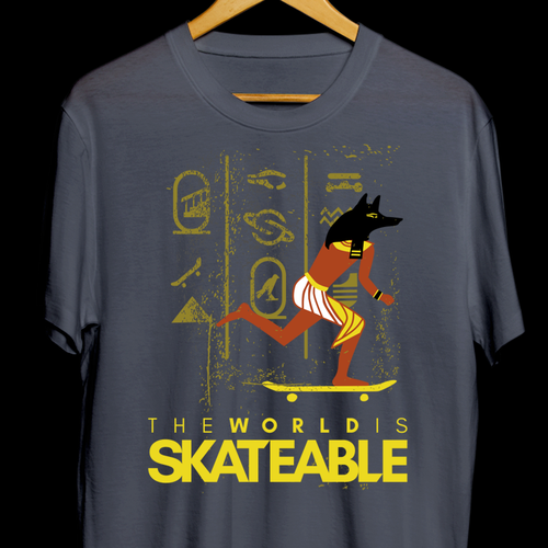 The World is Skateable ... and we need an awesome tee design Design réalisé par SANT2