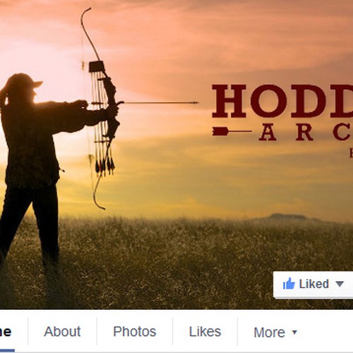 Create a capturing Facebook Coverpage and Profile Picture for archery