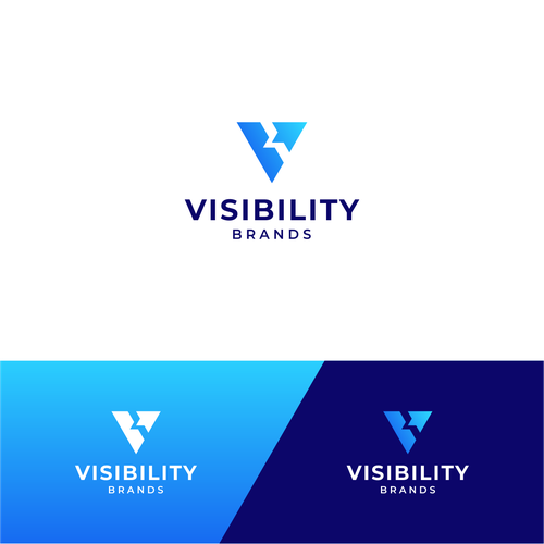 Sleek innovative brand for a marketing company focused on "Visibility" Design by kreabie