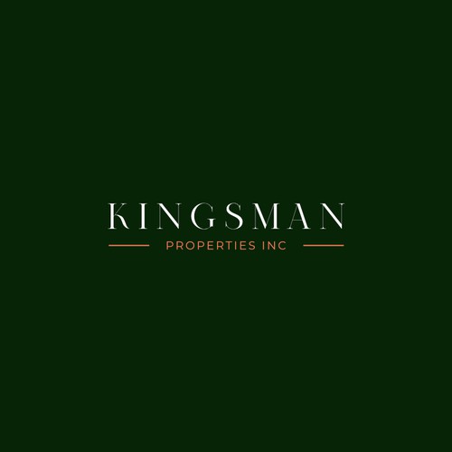 Kingsman Properties logo Design by kalongart01