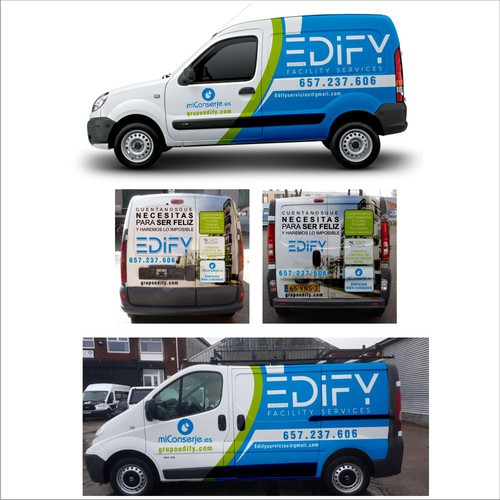 Car, truck or van wrap contest entry by e^design