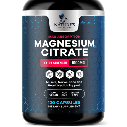 Premium Magnesium Citrate Design needed for Nature's Nutrition Design by TUNSAY