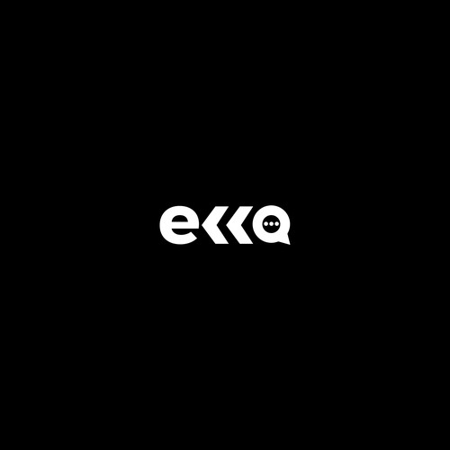 SIMPLE LOGO - ekko Letters then dm after Design by Saveht