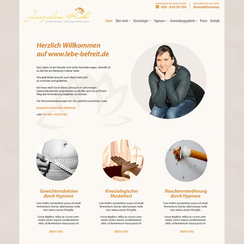 Web page design contest entry by STUDIO15