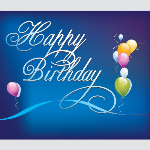 Create cool birthday card designs! Design by Guidea