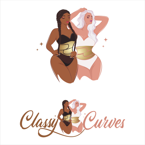 Design Design a classy gym wear logo for all women, with the expectation of appealing to curvy women mainly por JDL's