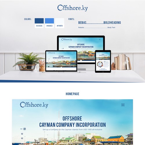 Web page design contest entry by DesignFuel