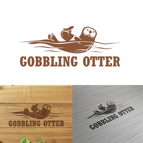 Otter logo for woodworkers branding iron, Logo design contest