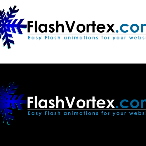FlashVortex.com logo Design by lem kaji