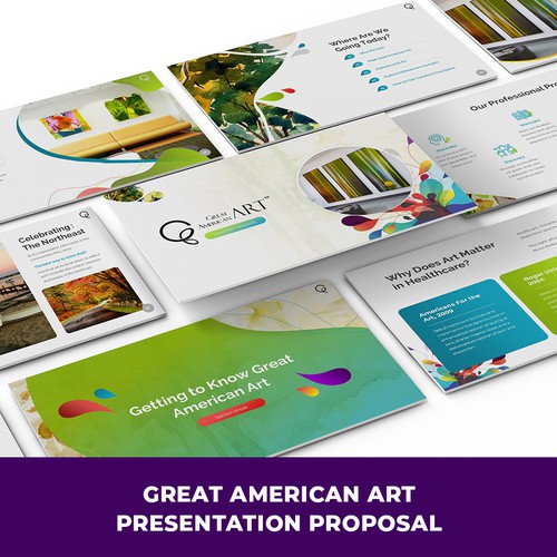 Designs | Art Proposal PPT Deck | PowerPoint template contest