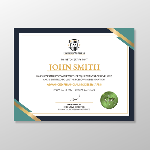 Looking for Custom Professional Certificate Design Design réalisé par nuhadesain