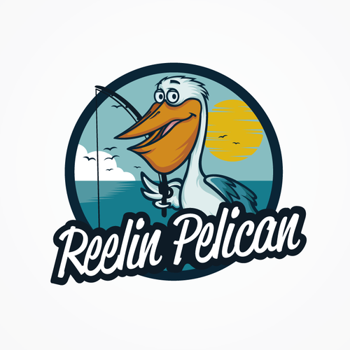 Reelin Pelican Fishing Charters Logo design contest