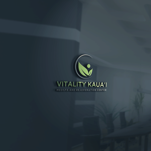 Design by monica ♥ titled "Vitality Kauai is looking for a modern, fresh logo to attract clients to their tropical medspa."