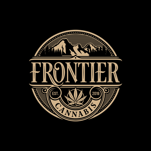 Design a West Coast Cannabis Retail Store Logo called Frontier Design by guinandra