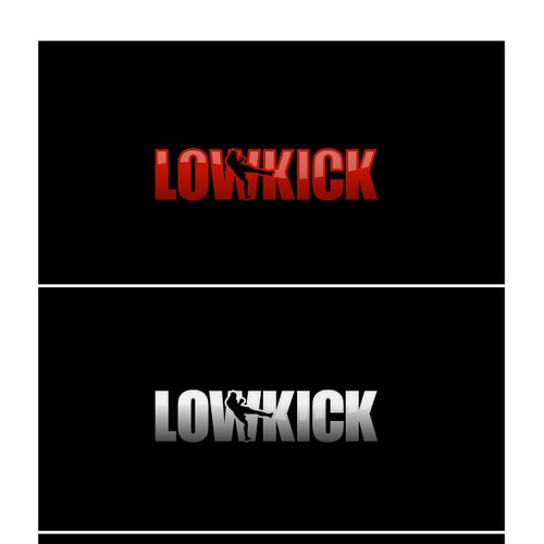 Awesome logo for MMA Website LowKick.com! Design by Creative Dan