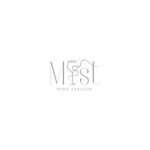 Wine Mist Logo Design by Stebelska Design