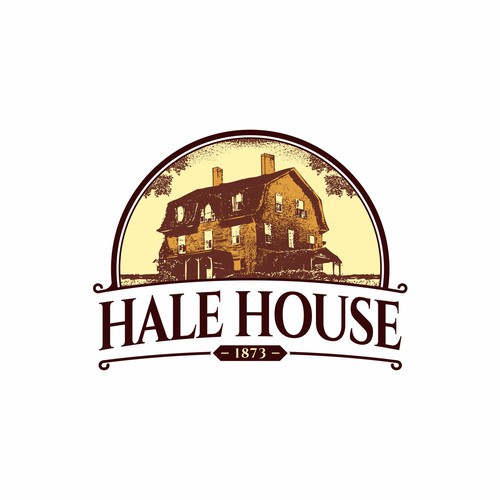 Historic and Famous Hale House Logo Design Design by Adam Anggriawan