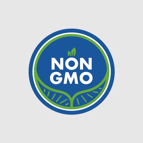 Diseño de Food Packaging NON-GMO Logo de maswatsik