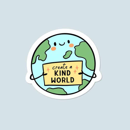 Design A Sticker That Embraces The Season and Promotes Peace Diseño de fitriandhita