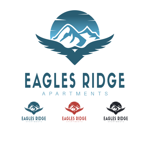 Eagles Ridge Apartments refreshed brand / logo Design by Grafiq21.studio