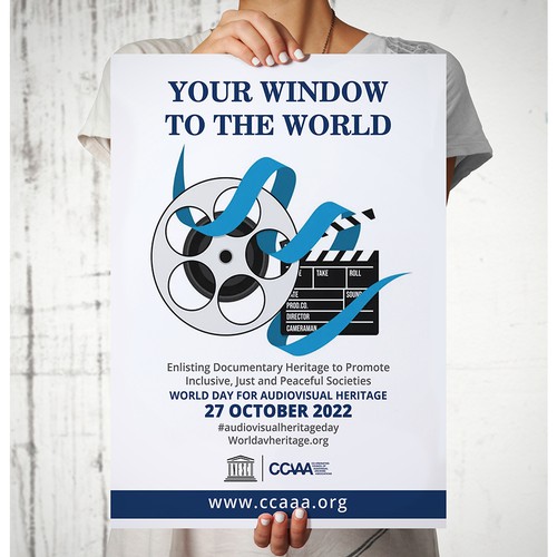 Poster Design for a worldwide audiovisual event Design von Xnine