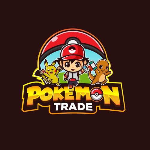 Pokemon Trade Logo Logo Social Media Pack Contest 99designs