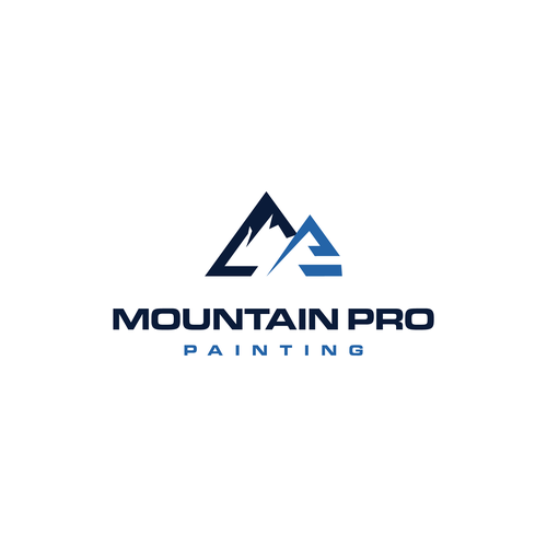 High-end, tech-focused Colorado painting company brand package Design by MD Design99
