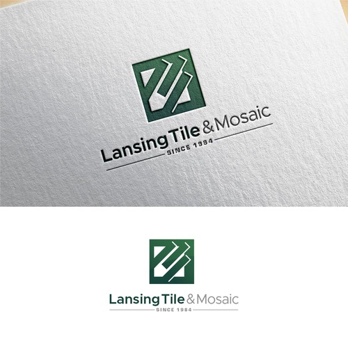 Lansing Tile & Mosaic Logo Update/Refresh for 40th Anniversary Year Design by sunshine_design