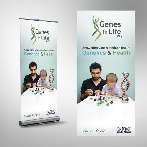 Create a conference poster for Genetic Alliance! Design by Temourian™