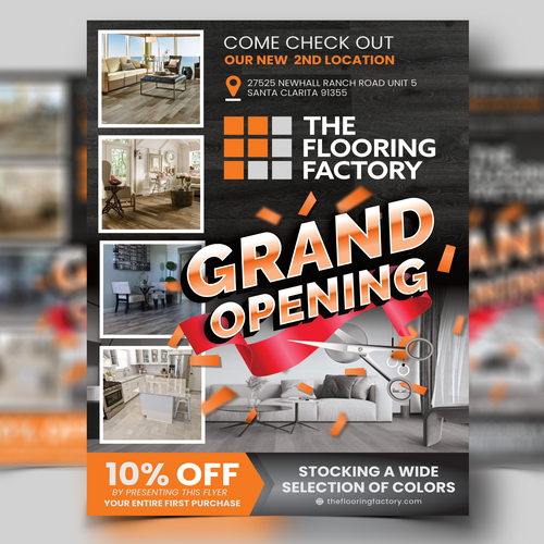 Grand Opening Flyer Design by harles .