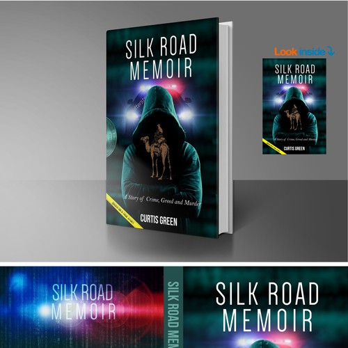 Silk Road Memoir: A Story of Crime, Greed and Murder. Ontwerp door Aleksandar Sikiras
