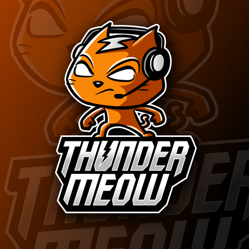 Need a logo for an up-and-coming gamer, thundermeow Design by Rock N Draw