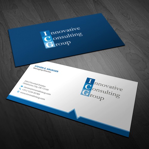 Design di ICG Business Cards di Head Office