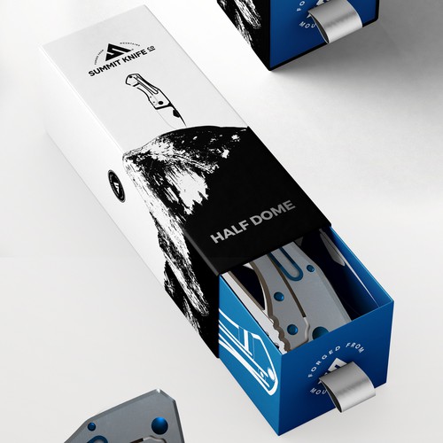 Premium EDC Knife Packaging Design Design by Dimario Moretti