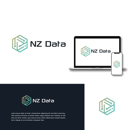 NZ Data New Branding Design by Kaveesha Arts