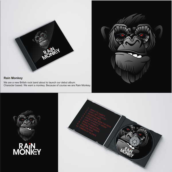 Design by Dream designs titled "UK Rock Band Album cover and brand."