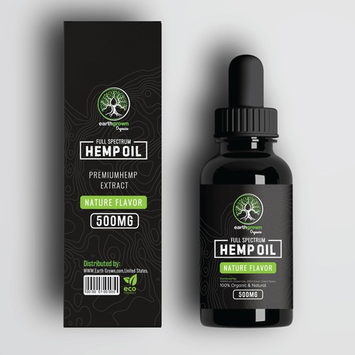 Create a Tincture Bottle Label for Our New CBD Oil / Hemp Oil Organic