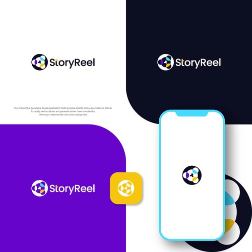 Generative AI storytelling service for creative agencies and brands Design by pixelamazers