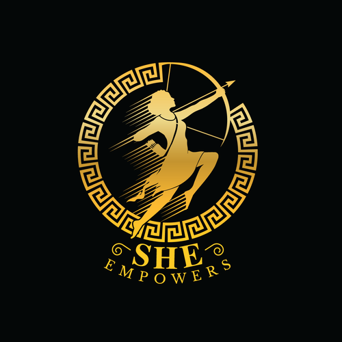 SHEempowers - luxurious design of a woman preferrably in some kind of a circle to appeal to women professionals Design by Nag Creative