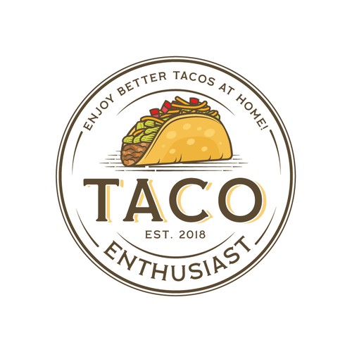 Designs | TACO ENTHUSIAST LOGO | Logo design contest